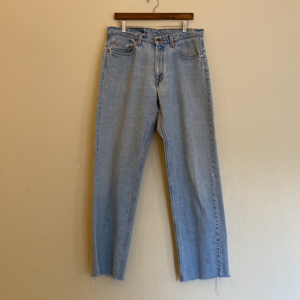 Levi’s Vintage 565 Loose Fit Jeans, Sized 36 Waist, Cropped Wide Leg
